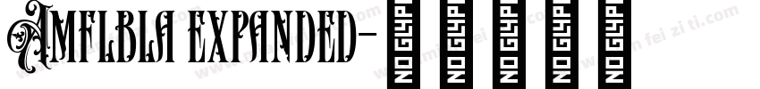 Amflbla expanded字体转换